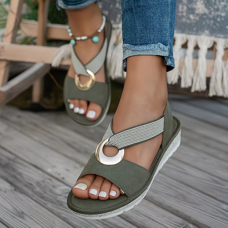 Helena| Sandalias cómodas y estables para el día a día