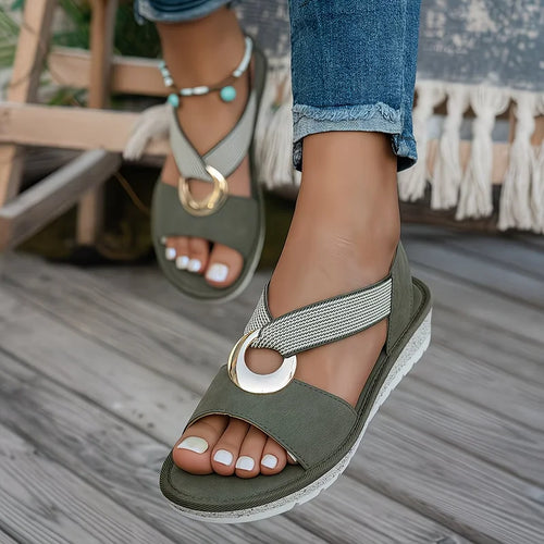 Helena| Sandalias cómodas y estables para el día a día
